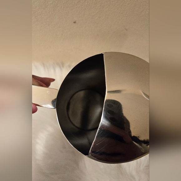 2 Vintage Modern Style Slanted Top Pitcher Stainless Steel Barware 10” Tall - Picture 7 of 8